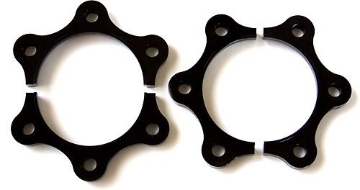 Picture of BLOX Honda S2000 Racing Half Shaft Spacers - Black (Recommended for vehicles lowered 1.25in or more)