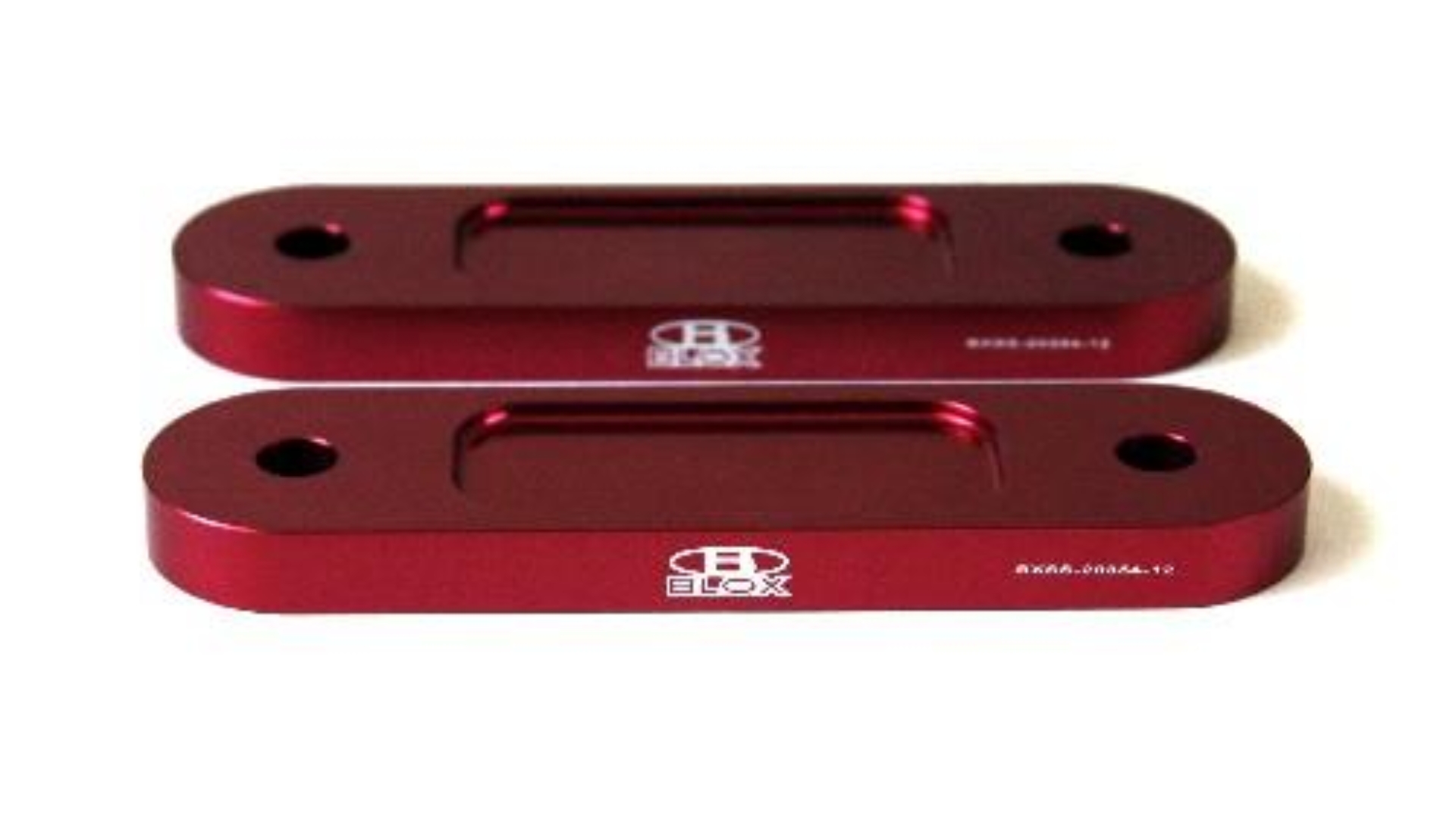 Picture of BLOX Honda S2000 Racing Front 12mm Thin Spacer Bump Steer Kit - Red (Lowered 1in and more)