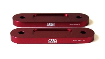 Picture of BLOX Honda S2000 Racing Front 12mm Thin Spacer Bump Steer Kit - Red (Lowered 1in and more)