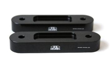Picture of BLOX Honda S2000 Racing Front 20mm Thick Spacer Bump Steer Kit - Black (Lowered 1in and more)