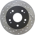 Picture of Sport Drilled & Slotted Brake Rotor; Rear Right