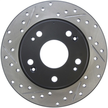 Picture of Sport Drilled & Slotted Brake Rotor; Rear Right