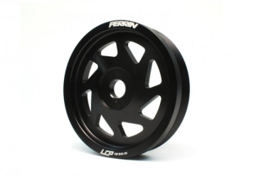 Picture of PERRIN 15-18 Subaru WRX / 13-20 BRZ / 14-18 FXT / 13-16 Crosstrek Lightened Crank Pulley - Black