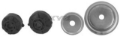Picture of KYB Shocks & Struts Strut Mounts Front & Rear FORD Aspire 1994-97 FORD Festiva 1988-93 MAZDA Miata (