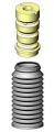 Picture of KYB Shocks & Struts Strut Boots Rear AUDI A4 2002-04 AUDI RS4 2007-08 AUDI TT (Exc. Quattro) 2008-09