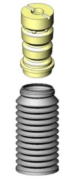 Picture of KYB Shocks & Struts Strut Boots Rear AUDI A4 2002-04 AUDI RS4 2007-08 AUDI TT (Exc. Quattro) 2008-09
