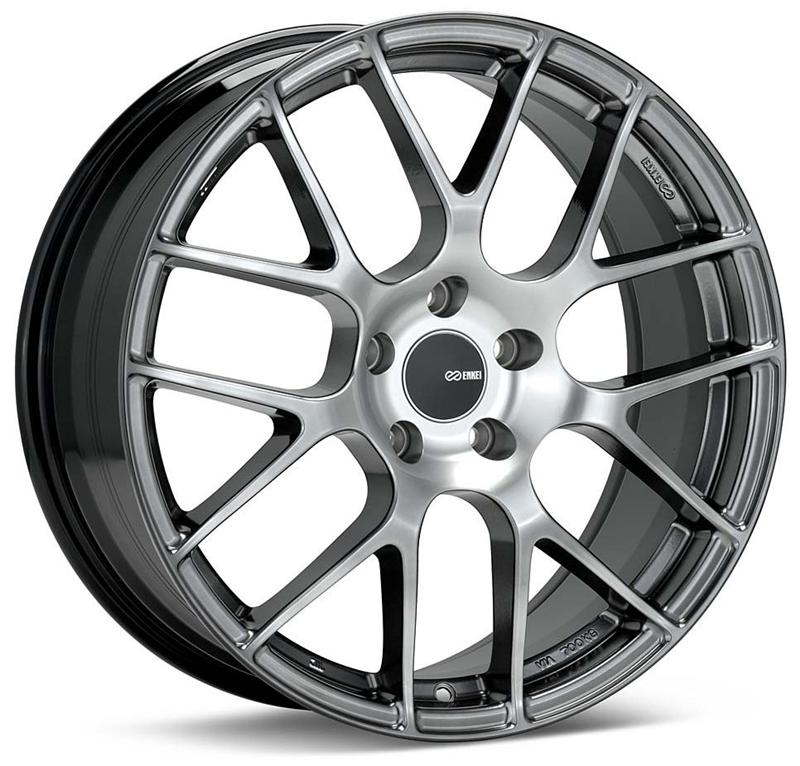 Picture of Enkei Raijin 18x8.5 50mm Offset 5x114.3 Bolt Pattern 72.6 Bore Diameter Hyper Silver Wheel