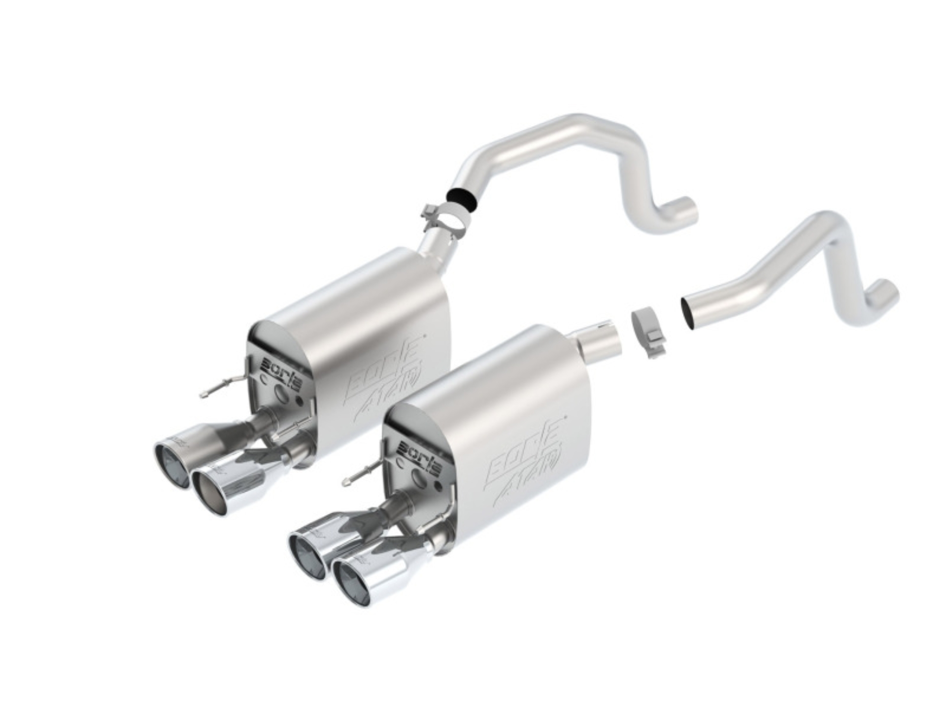 Picture of Borla 09-12 Chevy Corvette C6 Coupe/Convertible 6.2L 8cyl Aggressive ATAK Exhaust
