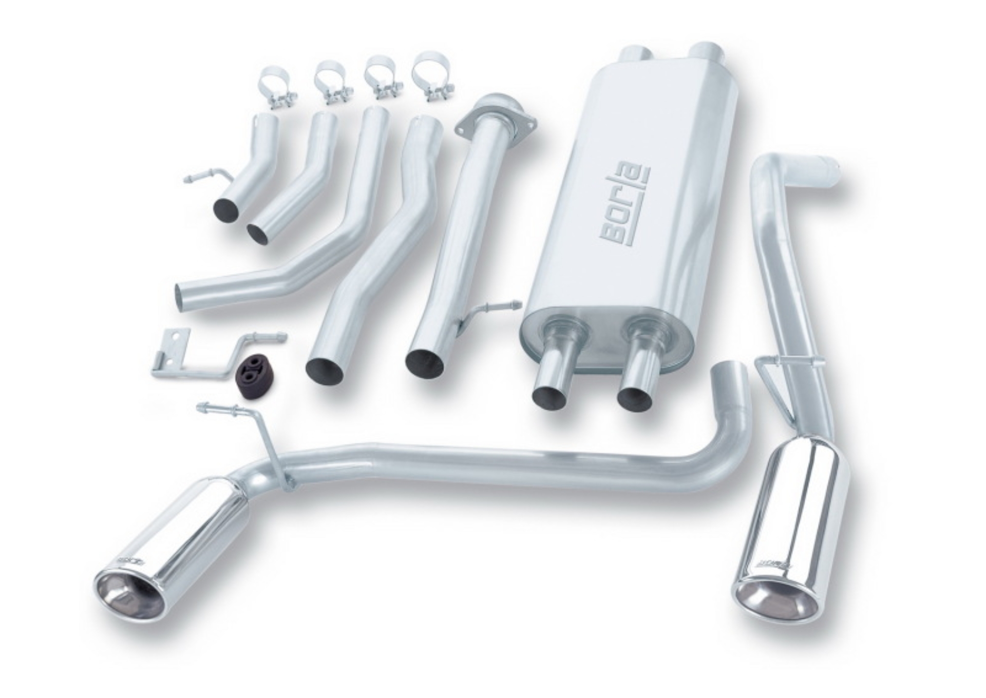 Picture of Borla 03-06 Hummer H2 6.0L 8cyl SS Catback Exhaust