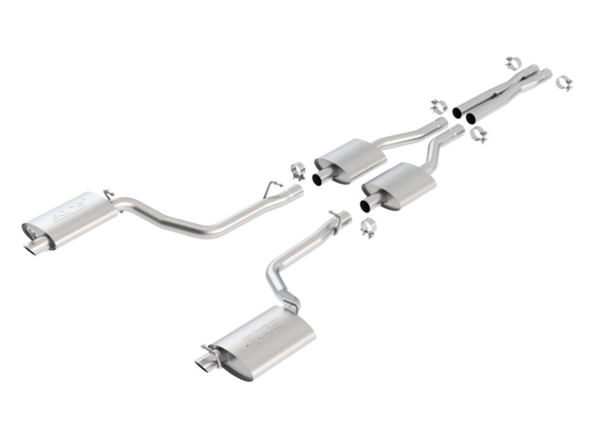 Picture of Borla 11-14 Dodge Charger R/T / 11-14 Chrysler 300 C 5.7L V8 AT/MT S-Type SS Catback Exhaust