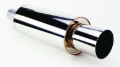 Picture of HKS Universal Muffler 2.5 Inlet / 3.7in Outlet (SUS304 NO COATING)
