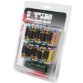 Picture of Wheel Mate Monster Locking Lug Nut Set of 4 - Chrome Neon 14x1.50