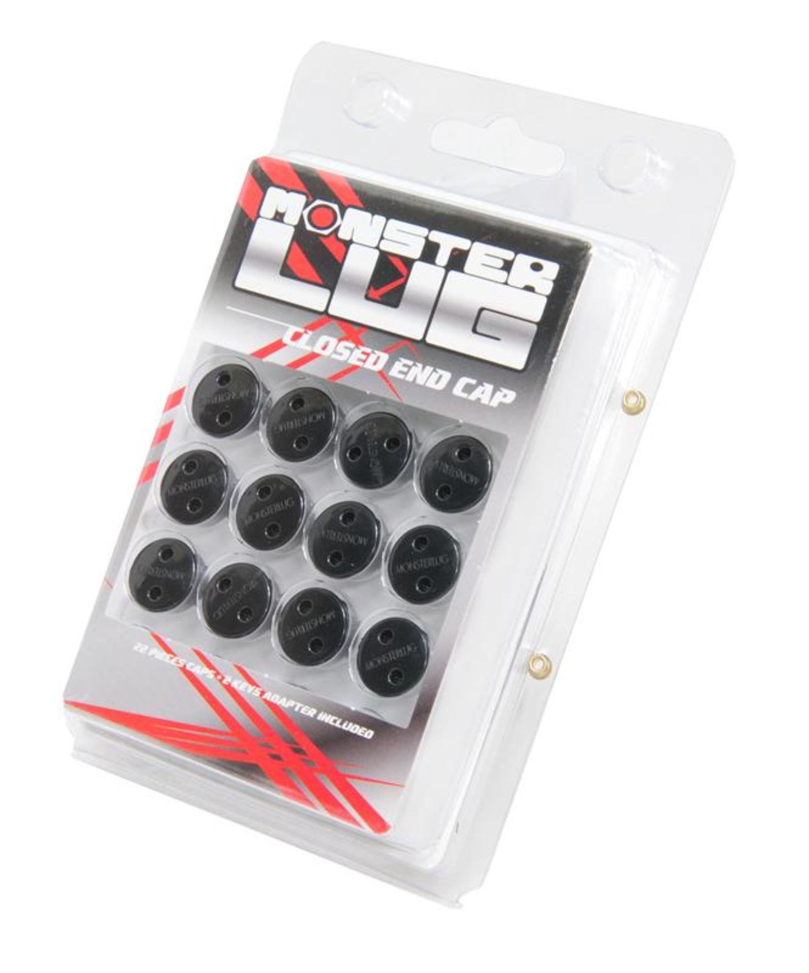 Picture of Wheel Mate Monster Lug Nut Caps - Black 14x1.50