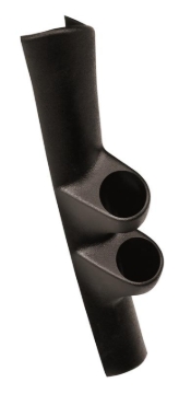 Picture of Autometer 96-00 Honda Civic 2dr HB 52mm Black Dual Pillar Pod