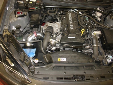 Picture of Injen 13-14 Hyundai Genesis Coupe 2.0L 4cyl Turbo GDI Polished Short Ram Intake w/ Heat Shield