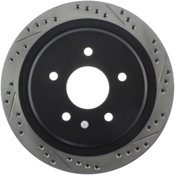 Picture of Sport Drilled & Slotted Brake Rotor; Rear Left