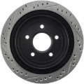 Picture of Sport Drilled & Slotted Brake Rotor; Rear Left