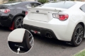 Picture of Rally Armor RAL UR Blk Flap/Wht Logo Mud Flaps - MF23-UR-BLK/WH