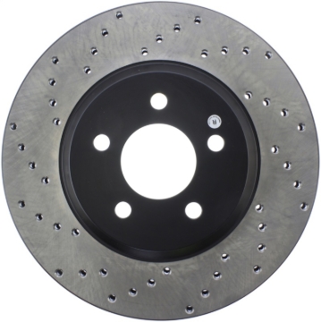 Picture of Sport Cross Drilled Brake Rotor; Front Right