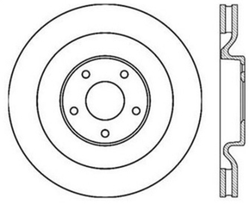 Picture of Sport Slotted Cryo Brake Rotor; Front Left