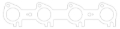Picture of Cometic 91-01 Ford 4.6L SOHC / 99+ 5.4L Triton .030 inch MLS Exhaust Gaskets (Pair)