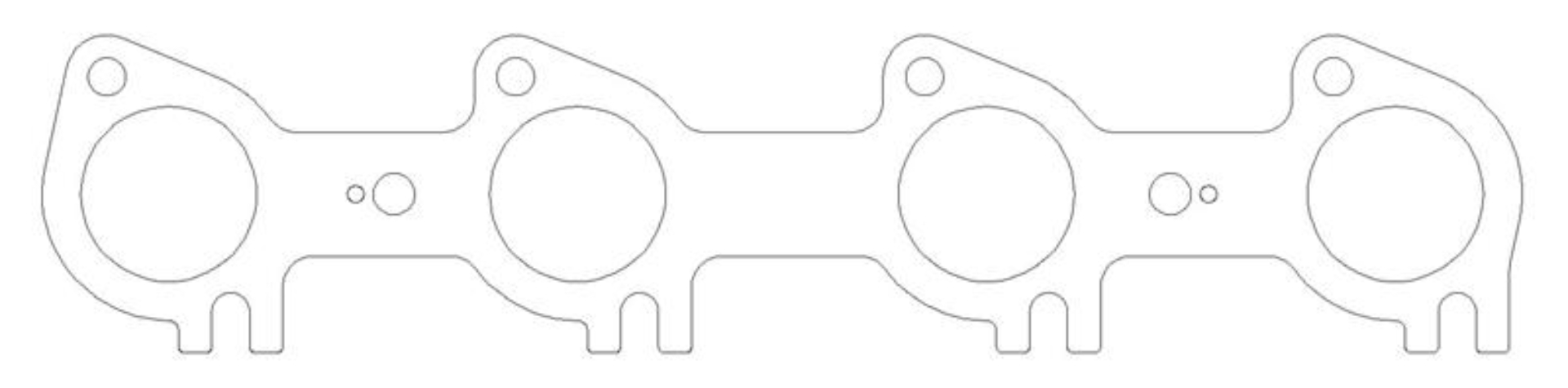 Picture of Cometic 91-01 Ford 4.6L SOHC / 99+ 5.4L Triton .030 inch MLS Exhaust Gaskets (Pair)