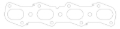 Picture of Cometic 07 Ford Mustang Shelby 5.4L .030 inch MLS Exhaust Gasket (Pair)