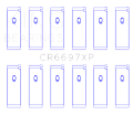 Picture of King Engine Bearings Nissan RB25/RB26 (Size STD) Performance Rod Bearing Set - Size STD