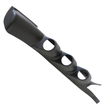 Picture of Autometer 05-07 Ford Mustang Convertible 52mm Black Triple Pillar Pod