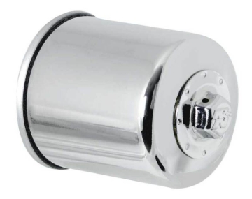 Picture of K&N Honda / Kawasaki / Yamaha / Polaris / Victory 2.688in OD x 3.344in H Oil Filter - Chrome