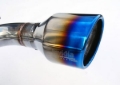 Picture of Invidia Subaru BRZ / Scion FRS Q300 w/ Rolled Titanium Tips Cat- Back Exhaust (Blue Edge)