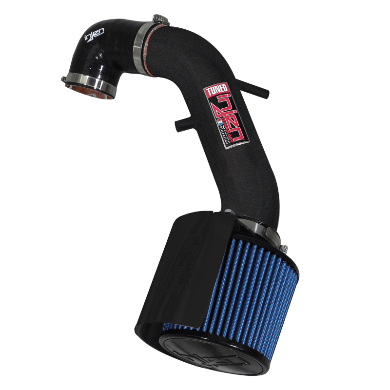 Picture of Injen 91-01 Jeep Cherokee XJ 4.0 L6 Wrinkle Black Power-Flow Intake w/ MR Tech & Web Nano Filter