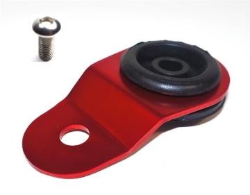 Picture of Torque Solution Radiator Mount w/ Insert (RED) : Mitsubishi Evolution 7/8/9