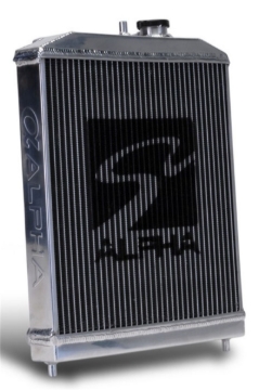 Picture of Skunk2 Alpha Series 92-00 Honda Civic Radiator (Half Size) (Dual Core) (Manual Trans.)