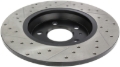 Picture of Sport Drilled & Slotted Brake Rotor; Rear Left