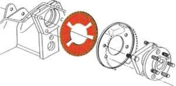 Picture of SPC Performance EZ Shim Dual Angle Camber/Toe Shim (Red)
