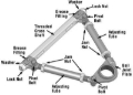 Picture of SPC Performance Pro Series Front Adjustable Upper Control Arm (Chrysler Thread-In 10deg) (Race Only)