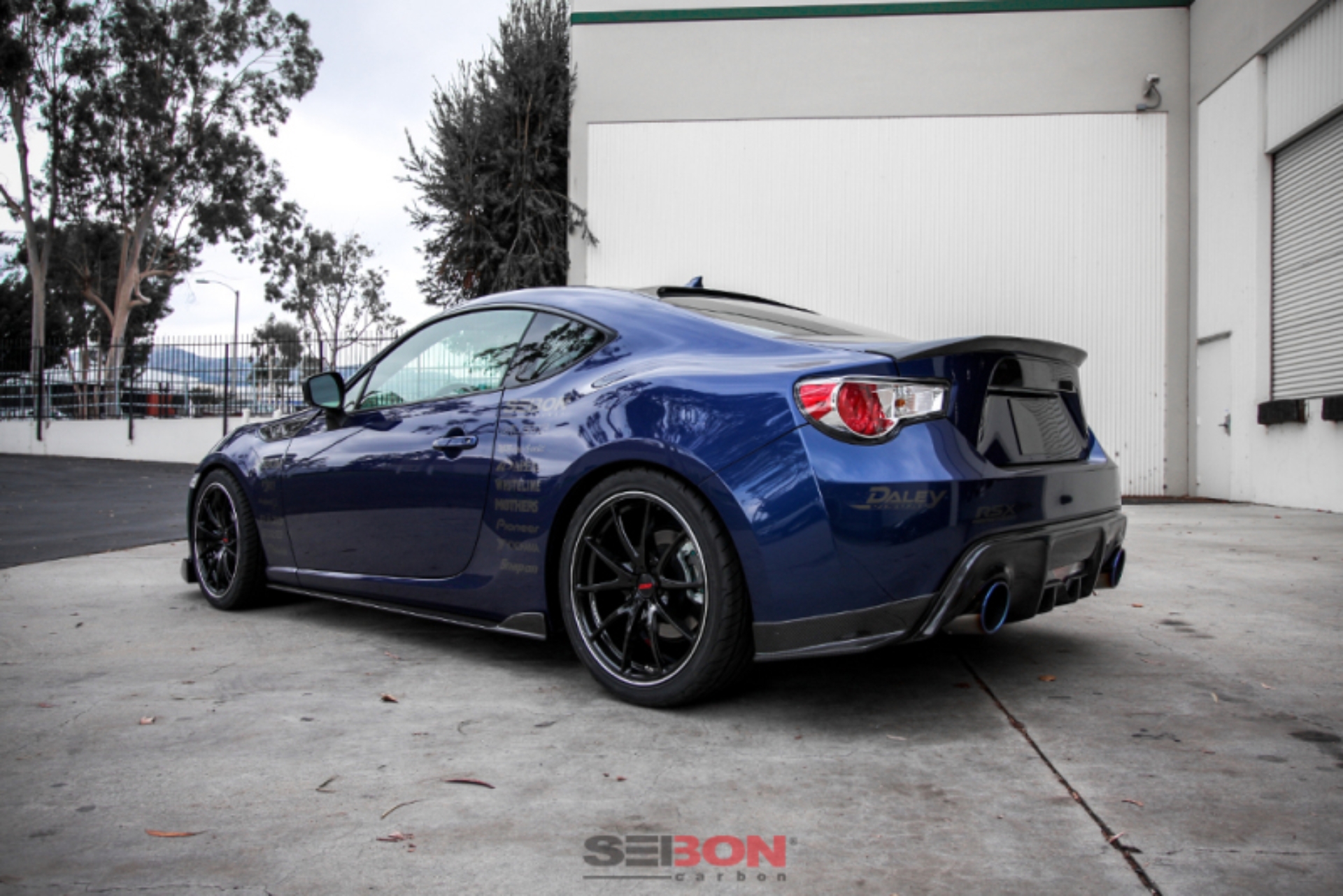 Picture of Seibon 12-13 BRZ/FRS KC Style Carbon FIber Rear Lip