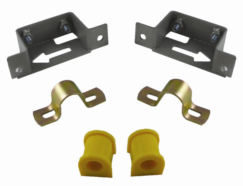 Picture of Whiteline 1/12/97 Mitsubishi Evo IV/V/VI/1/02-6/08 Evo VII/VIII/IX Rear 24mm HD Sway Bar Mount Kit