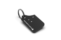 Picture of Rally Armor Mini UR Mud Flap Keychain - Black w/ White Logo