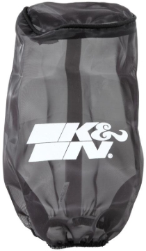 Picture of K&N Filter Wrap Drycharger Oval Tapered Black - 3.25in Base I/S Width x 2.5in Top I/S Width x 7in H