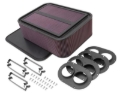 Picture of K&N Custom Racing Assembly Generation 2 Carbon Fiber Air Box - Large w/ 2.75in Air Horn