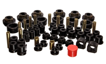 Picture of Energy Suspension 81-87 Chevy/GMC 4WD (w/ Aftermarket Frt Springs) Blk Hyper-flex Master Bushing Set