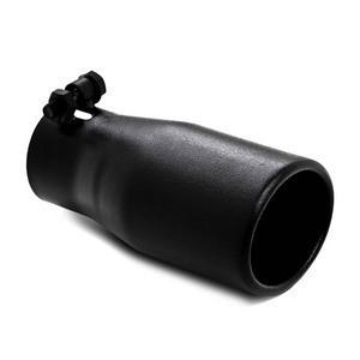Picture of MBRP Universal 5in OD Angled Rolled End 4in Inlet 18in Length Black Finish Exhaust Tip