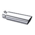 Picture of MBRP Universal 5in OD Angled Rolled End 4in Inlet 18in Length T304 Exhaust Tip