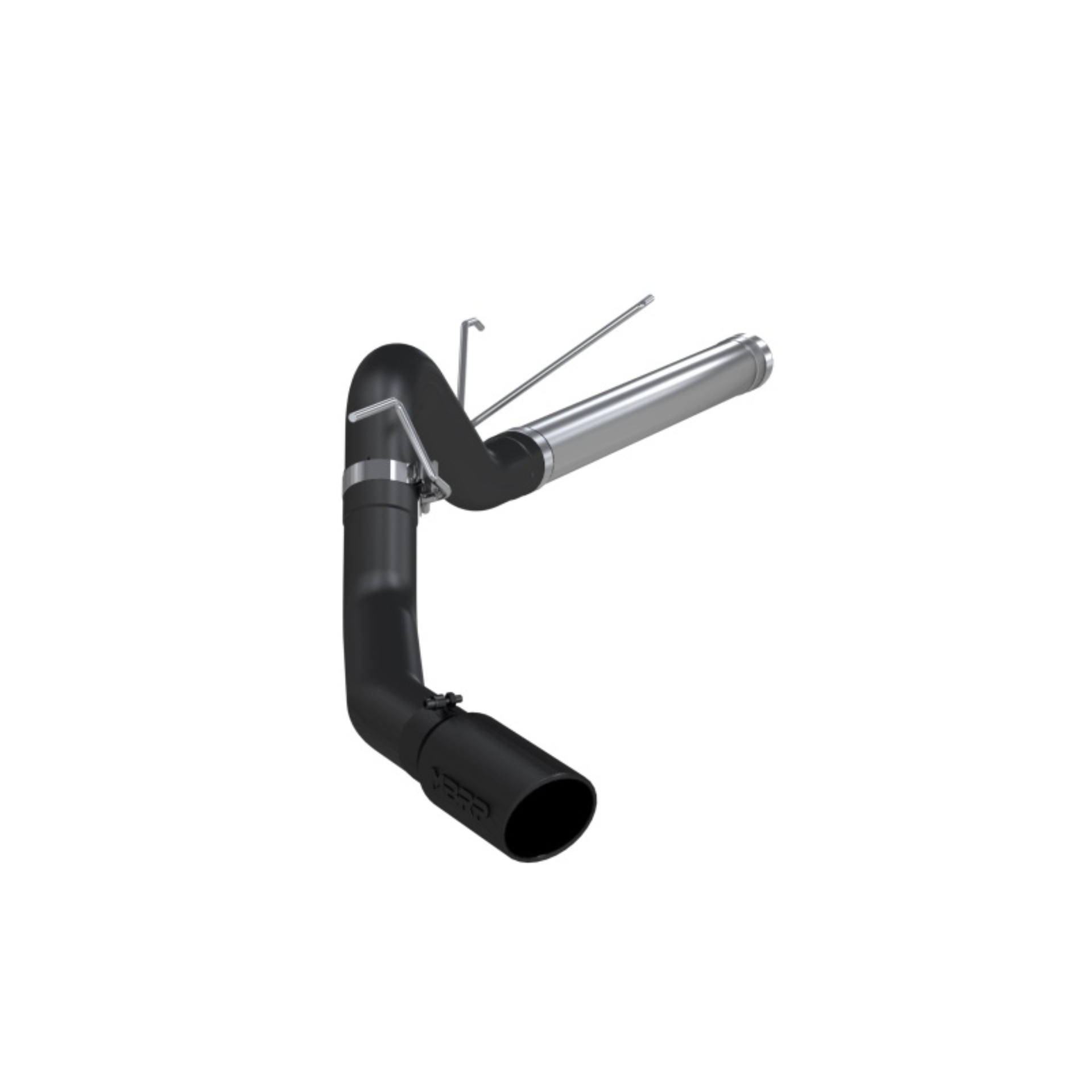 Picture of MBRP 10-12 Dodge 2500/3500 Cummins 6.7L Filter Back Single Side Black Coated Exhaust System