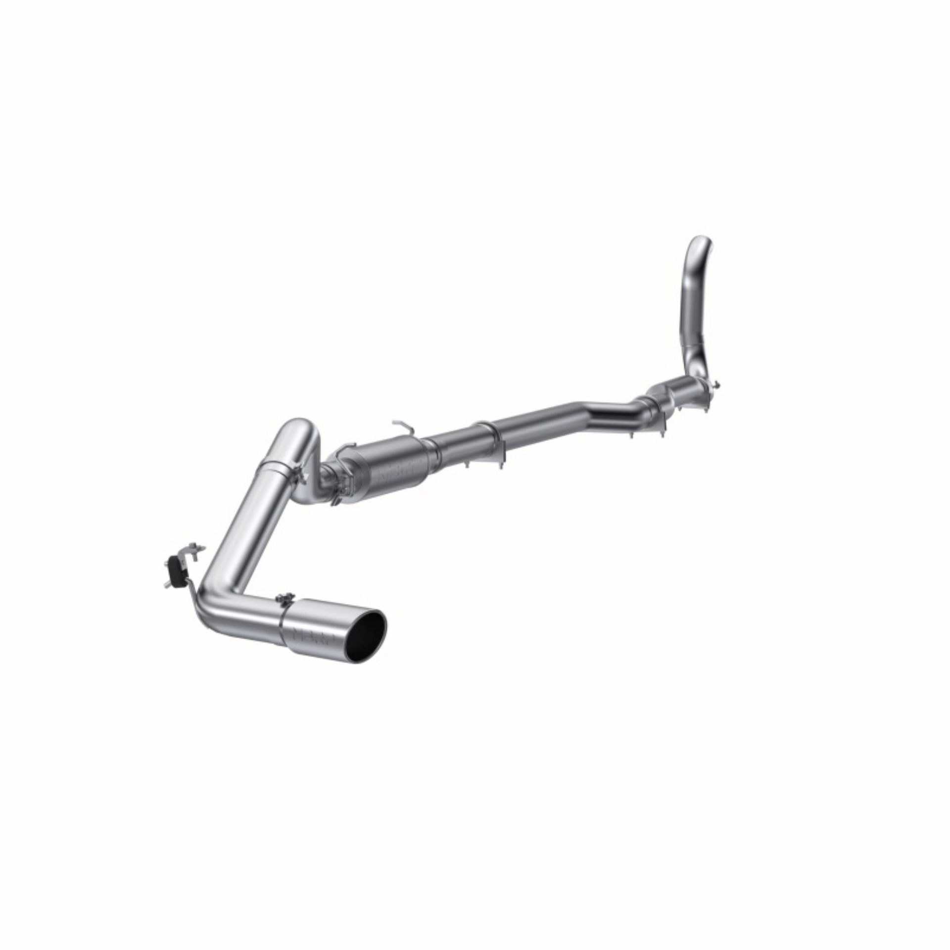 Picture of MBRP 88-93 Dodge 2500/3500 Cummins 4WD ONLY Turbo Back Single Side Exit Alum Exhaust System