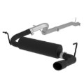 Picture of MBRP 12 Jeep Wrangler/ Rubicon 3.6L Cat Back Single Rear Exit Black Exhaust