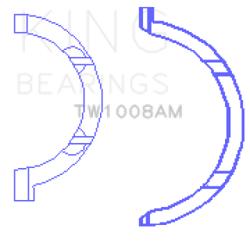 Picture of King Engine Bearings Nissan QR25DE DOHC 16 Valve Thrust Washer Set