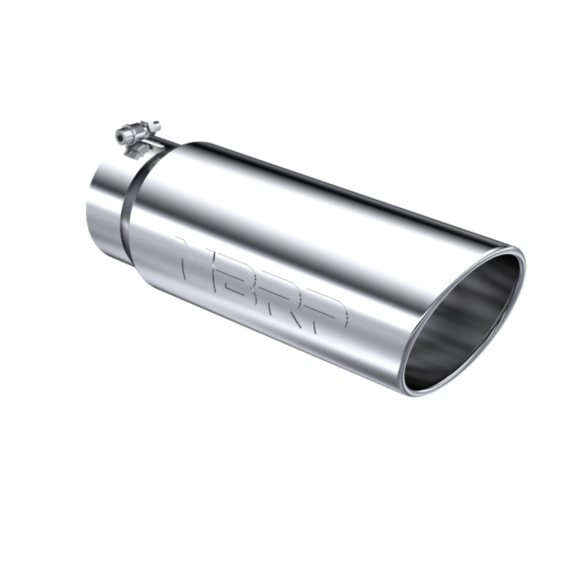 Picture of MBRP Universal Tip 6in OD Angled Rolled End 5in Inlet 18in Length T304 Exhaust